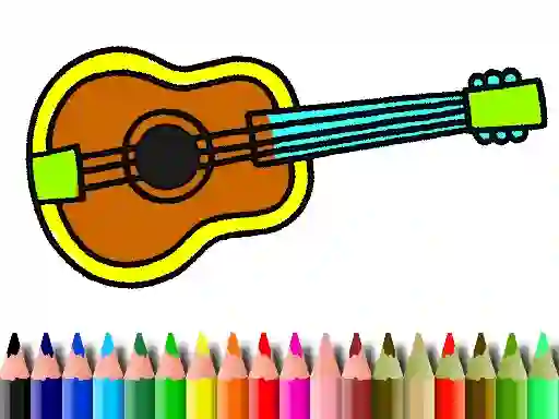Back To School: Music Instrument Coloring Book เกมออนไลน์