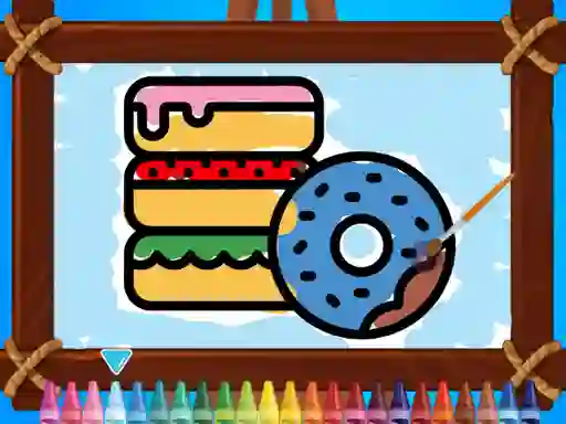 Kids Coloring Bakery เกมออนไลน์