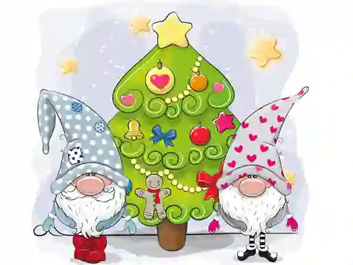 Cute Gnomes Hidden Stars เกมออนไลน์
