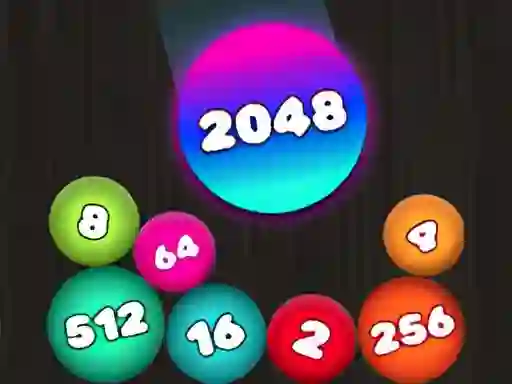 2048 Puzzle: Connect the Balls เกมออนไลน์