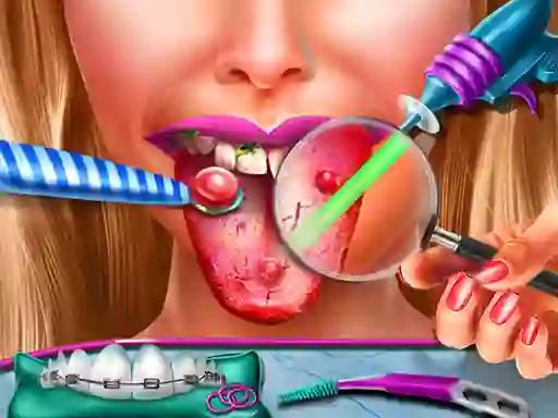Ellie Tongue Doctor เกมออนไลน์