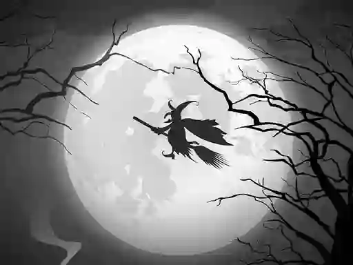 The Night Of the Witches Jigsaw เกมออนไลน์