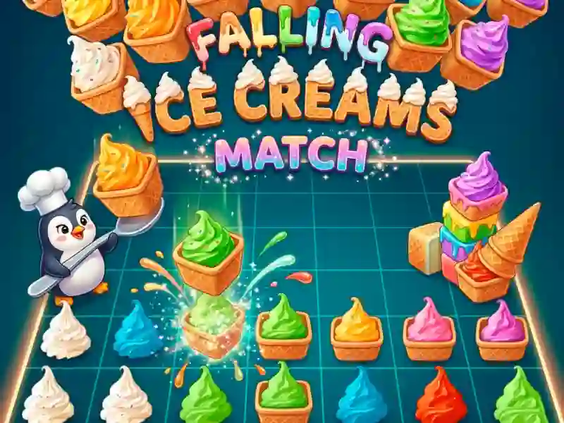 Falling Ice Creams Match เกมออนไลน์