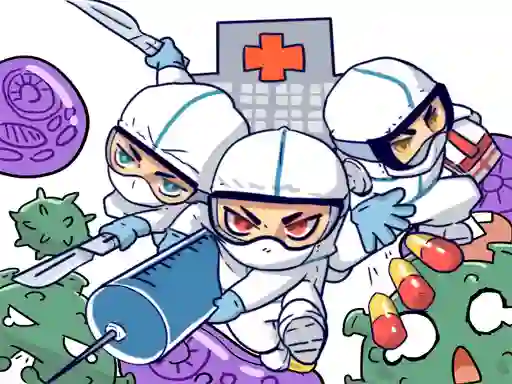 Against Coronavirus Puzzle เกมออนไลน์