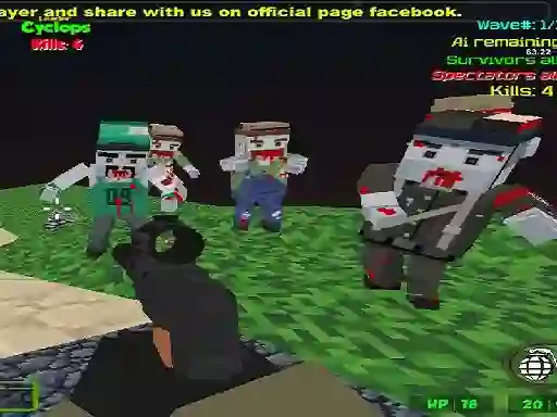 Blocky Combat SWAT Zombie Survival เกมออนไลน์