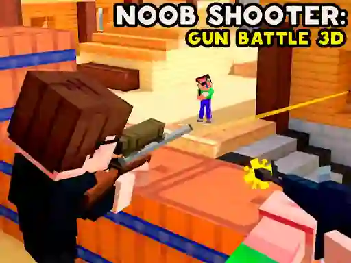 Noob Shooter: Gun Battle 3D เกมออนไลน์