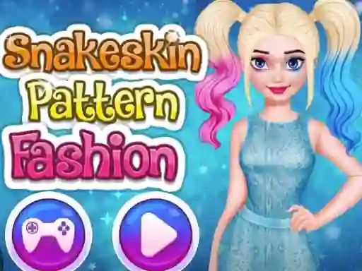 Snakeskin Pattern Fashion เกมออนไลน์