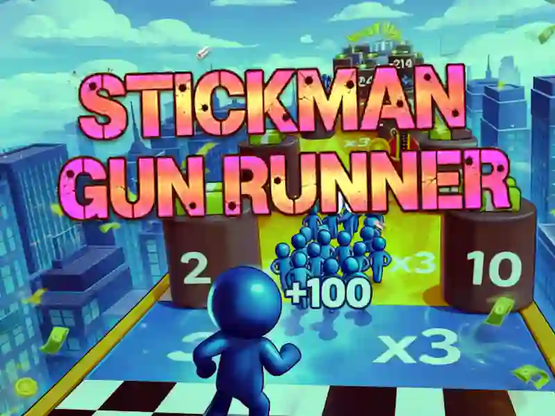 Stickman Gun Runner เกมออนไลน์