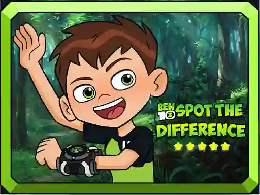 Ben 10 Spot the Difference เกมออนไลน์