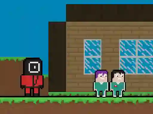Squid Escape But Blockworld เกมออนไลน์