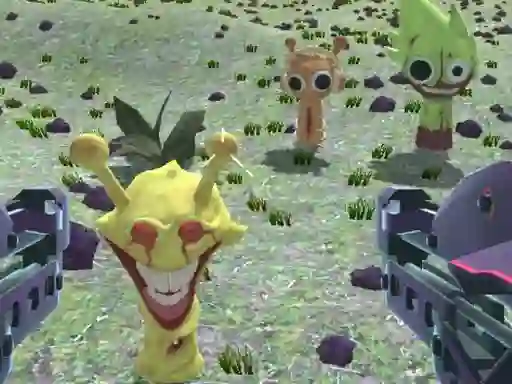 Sprunki Island Survival Shooting เกมออนไลน์