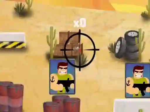2D War Friends Shooting เกมออนไลน์