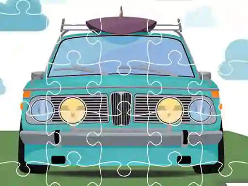 Retro Cars Jigsaw เกมออนไลน์