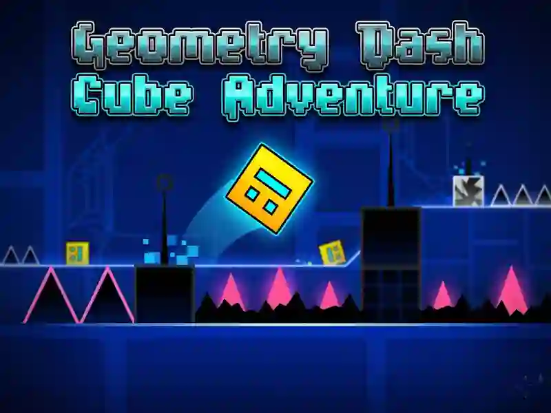 Geometry Dash Cube Adventure เกมออนไลน์