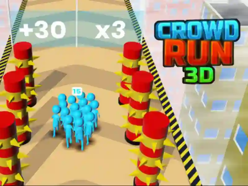 Crowd Run 3D เกมออนไลน์