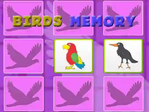 Kids Memory With Birds เกมออนไลน์