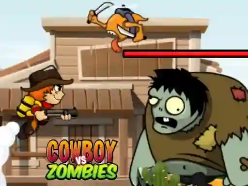 Cowboy vs Zombies เกมออนไลน์
