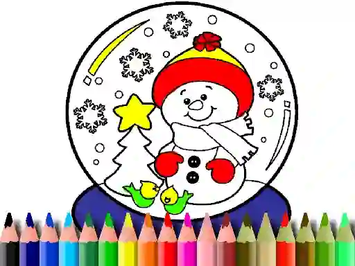 Back To School: Christmas Coloring Book เกมออนไลน์