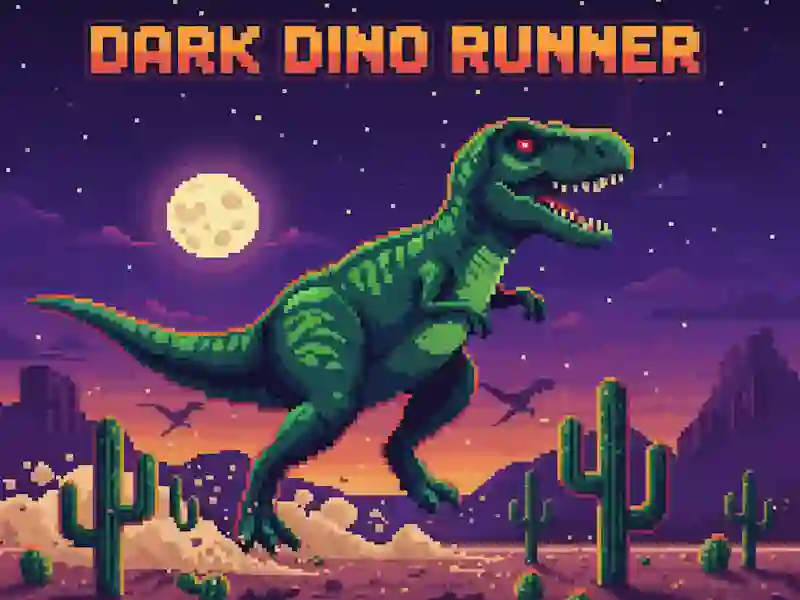 Dark Dino Runner เกมออนไลน์
