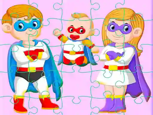 Super Hero Family Jigsaw เกมออนไลน์