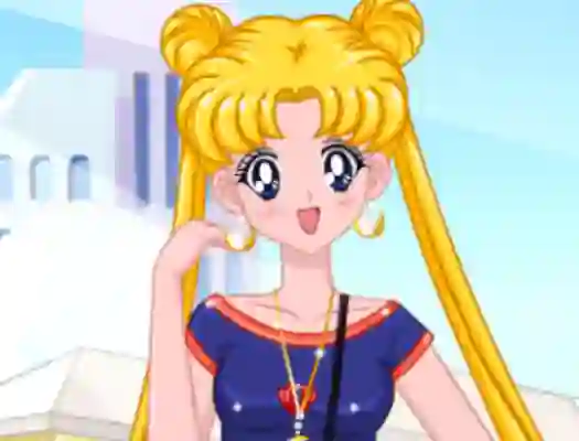Sailor Scout`s Summer Style เกมออนไลน์