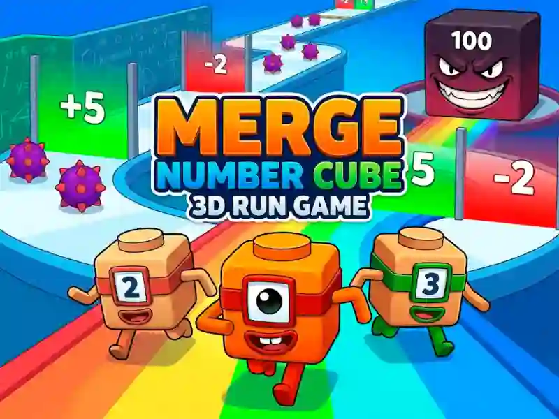 Merge Number Cube 3d Run Game เกมออนไลน์