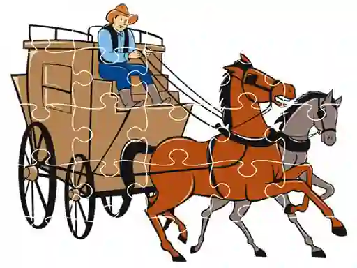 Wagons Jigsaw เกมออนไลน์