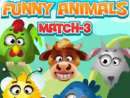 Funny Animals Match 3 เกมออนไลน์