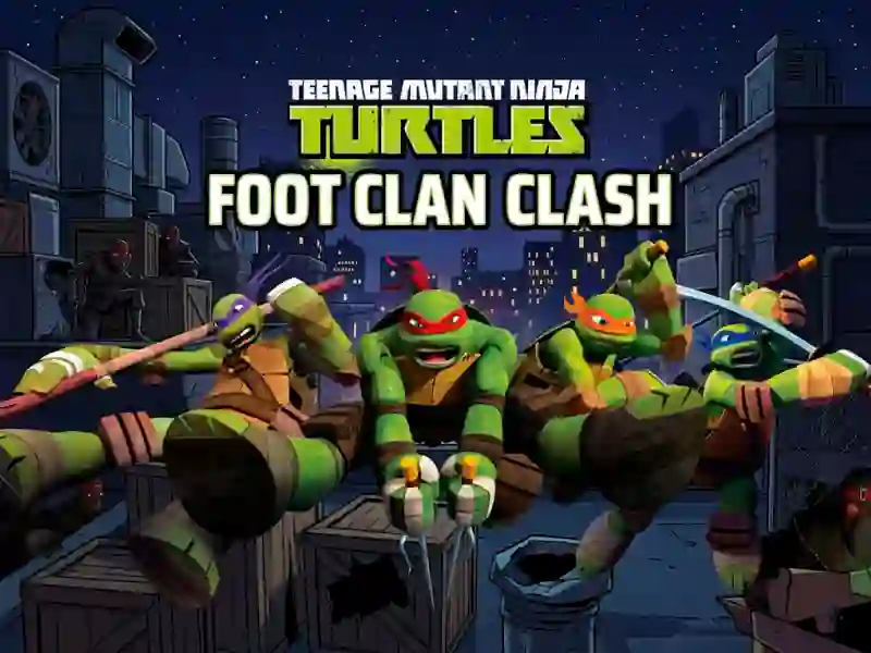 Teenage Mutant Ninja Turtles Foot Clan Clash เกมออนไลน์