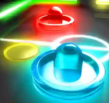 Neon Hockey เกมออนไลน์
