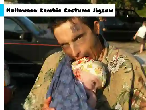 Halloween Zombie Costume Jigsaw เกมออนไลน์