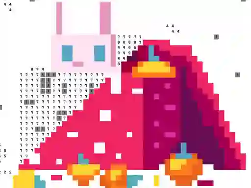 Christmas Coloring By Numbers เกมออนไลน์