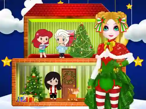 Christmas Puppet Princess House เกมออนไลน์