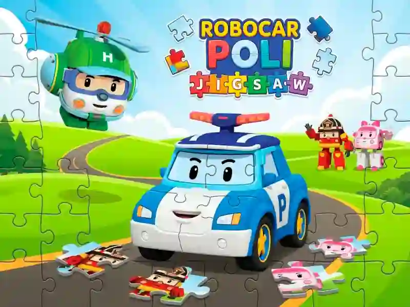 Robocar Poli Jigsaw เกมออนไลน์