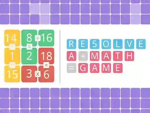 Resolve a math game เกมออนไลน์