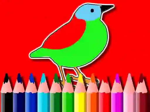 Back To School: Birds Coloring Book เกมออนไลน์