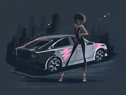 Old and New Cars Coloring เกมออนไลน์