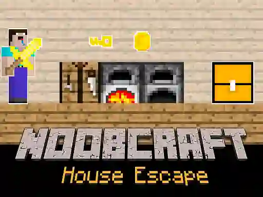 Noobcraft House Escape เกมออนไลน์