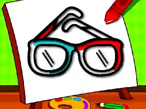 Easy Kids Coloring Glasses เกมออนไลน์