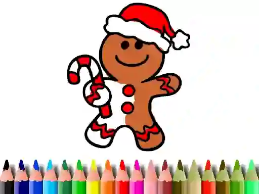 Back To School: Christmas Cookies Coloring เกมออนไลน์