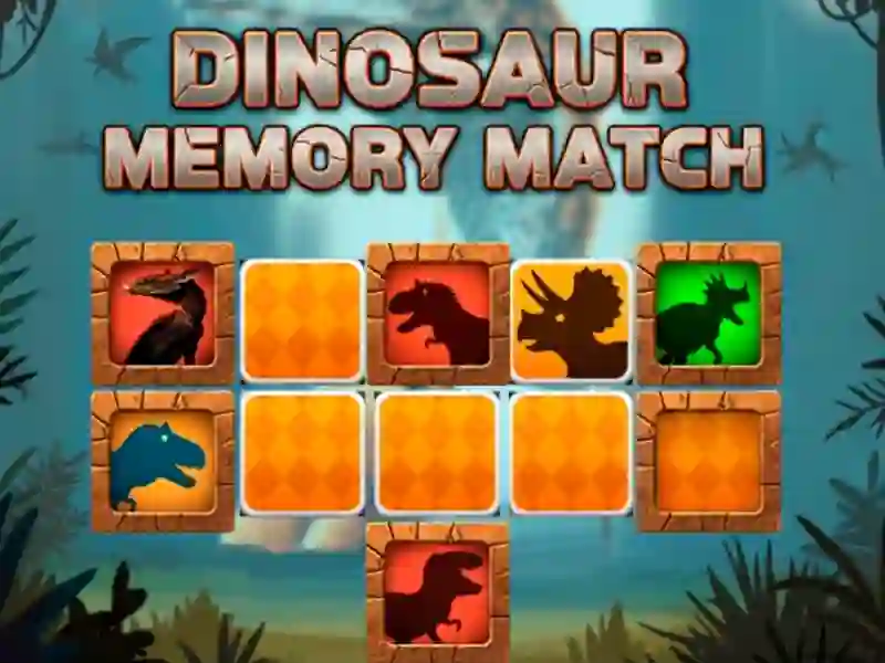 Dinosaur Memory Match เกมออนไลน์