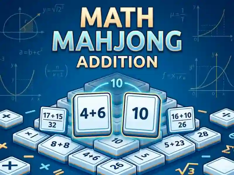 Math Mahjong Addition เกมออนไลน์