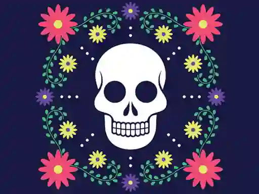Colorful Skull Jigsaw เกมออนไลน์