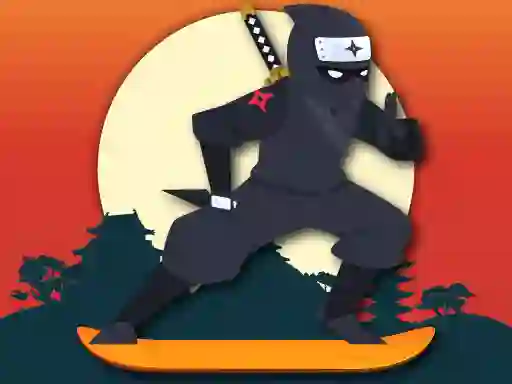 Lava And Nninja Skateboard เกมออนไลน์