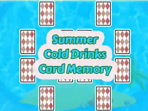 Summer Cold Drinks Card Memory เกมออนไลน์