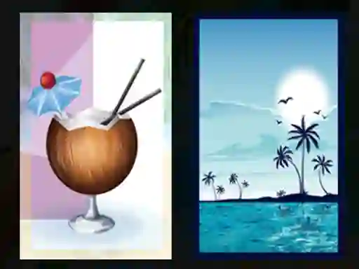 Beach Cocktails Memory เกมออนไลน์