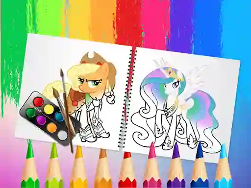 Sweet Pony Coloring Book เกมออนไลน์