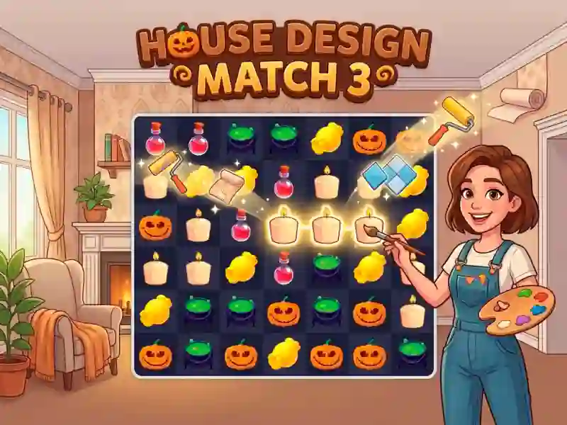 House Design Match 3 เกมออนไลน์