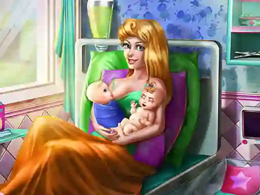 Sleepy Princess Twins Birth เกมออนไลน์