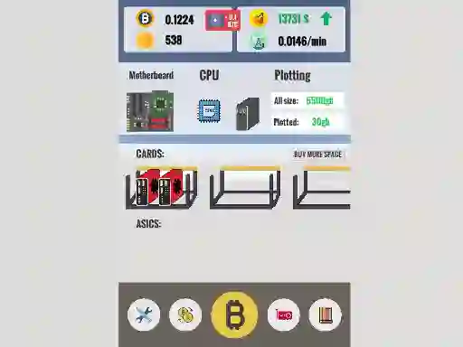 Bitcoin Clicker เกมออนไลน์
